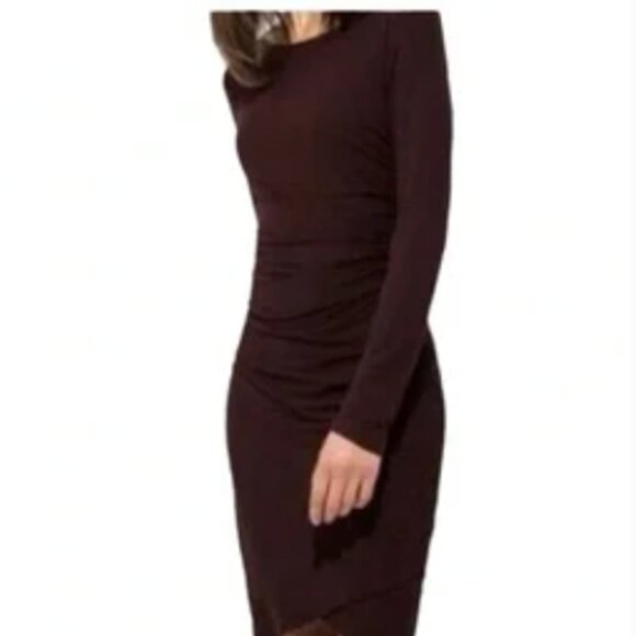 Kit and Ace Ruched Cashmere Blend Dress Size 10 - Picture 7 of 7
